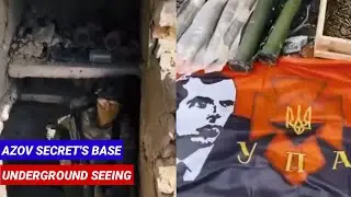 Chechen Special Forces raid the underground base of the Azov Army, lots of ammunition and weapons