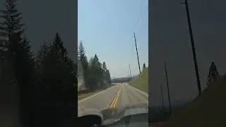 Enjoying a drive in Libby, MT