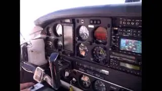 CYHU- CYTR -CYHU IFR flight in Piper Cherokee Six - May 7, 2013