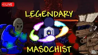[VOD] Terraria LEGENDARY MASOCHIST - Day 0 Prep Day (0/35 Bosses)