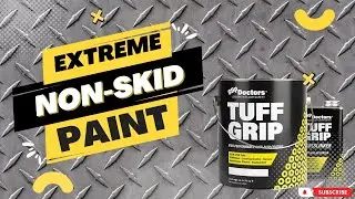 Противоскользящая краска Tuff Grip для металла, бетона, дерева и других поверхностей &mdash; не скользи...
