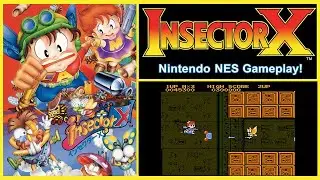 Insector X (NES) – A Bug’s Life in Shmup Form 🐜💥