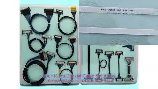 Configured-to-Order 40 Pin Round Connector Ultra-Thin For Inspection Camera 2764-0401-0M2 dvi to vga