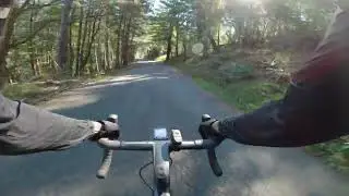 Hauser Bridge Road Full Descent from the West and Steep Climb in Sonoma County
