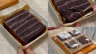 Tanpa mixer jadi 12 lapis cake MOIST & TER-NYOKLAT auto Ludes, 1 Dozen Layers Chocolate Fudge Cake 