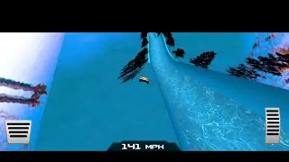 Frozen Water Slide Race