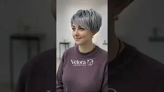The Ultimate #SilverHair Pixie Cut Transformation! Obsessed with this Textured, Layered Look! ✨💇&zwj;♀️