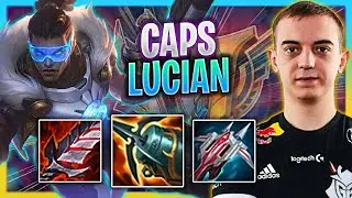 CAPS IS INSANE WITH NEW META LUCIAN! | G2 Caps Plays Lucian Mid vs Yasuo!  Season 2023
