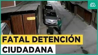 Fatal detención ciudadana: Condenan a cárcel a personas involucradas