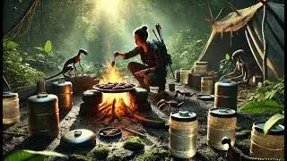 Left Alone in Harsh Terrain,Human Cleared Land, Built Shelter, Stored Water, & Made Meal | HFY Story