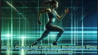 🟢HIIT & Cardio Mix &ndash; 130 BPM Endurance Flow | Techno Hybrid Energy