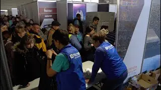 Refugees resettle in frontline city of Zaporizhzhia