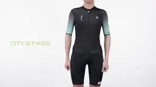 Monton Sports 2020 Mens Cycling Jersey Urban HOPE Black