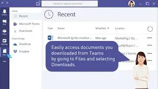 Microsoft Teams tip #8: Finding your downloads