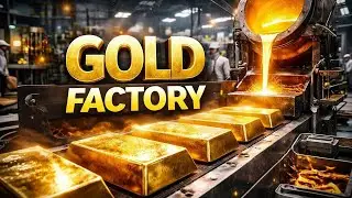 How Gold Dust Is Refined Into Million Dollar Bars Inside a Gold Factory &ndash; Full Factory Tour Revealed