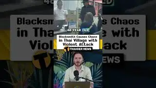 Blacksmith Causes Chaos in Thai Village with Violent Attack #Thailand #ThailandNews