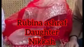 Robina ashraf daughter nikkah