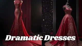 Dramatic Dresses: Redefining Elegance with Statement-Making Fashion Moments! 🔥✨ #DramaticFashion