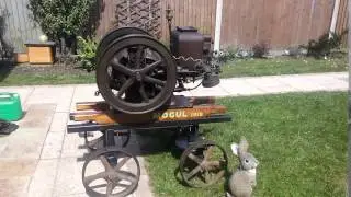1918 International Mogul 1hp, throttle governed stationary engine.