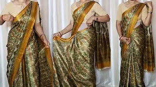 How to Drape a Saree Perfectly//Step by Step Guide For New Beginners💖