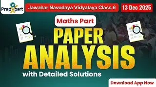 JNV Class 6 13 December Paper Solution Maths Part Hindi Medium