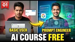 Free Prompt Engineering Course in Hindi | AI Class 1 Basics to Advanced (ChatGPT & Gemini)