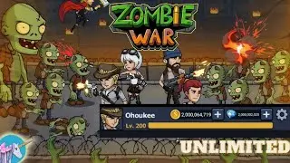 Zombie War Idle Defense Game Unlimited (Coin,Gem,Exp,Level)
