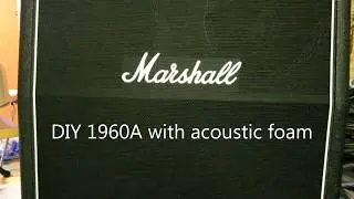 Marshall 1960A DIY acoustic foam add-on comparison