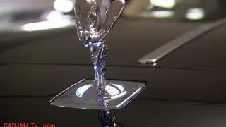 Rolls Royce Spirit of Ecstasy Lighting Up + Retracting 2014 Hood Ornament Carjam TV HD