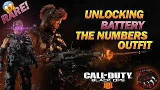 BLACKOUT: BATTERY NUMBERS OUTFIT UNLOCKED! (RARE) | CALL OF DUTY: BLACK OPS 4