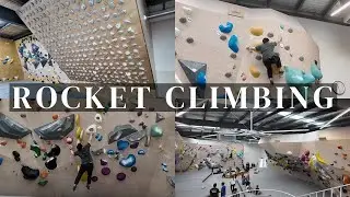 Climbing at one of THE BEST Climbing Gyms in Melbourne - Rocket Climbing