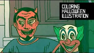 Making a Halloween Illustration - Color