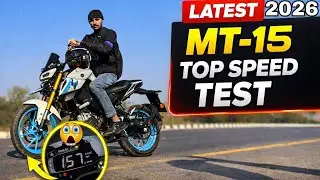 2026 Yamaha MT-15 Top Speed Test 😱 | Kitni Fast Hai?