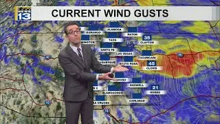 Another Dry New Mexico Coolfront But Milder Later This Weekend 1-16-2026