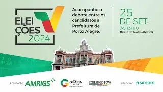 Eleições 2024 | Debate dos candidatos à Prefeitura de Porto Alegre