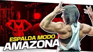 📛Cómo entrenar ESPALDA en el GIMNASIO ? 🧨 Modo AMAZONA, hardblends mujer culturista WOMEN PHYSIQUE