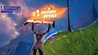 *NEW* TRIARCH AURORA SKIN IN FORTNITE PS5 + A VICTORY ROYALE WIN! (SOLO)