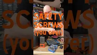 Safety screws:  #repair #make #tutorial #diy #design #innovation #technology #engineering #tools