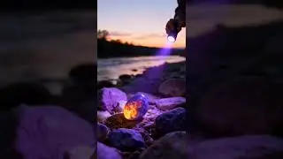 Hidden glow in rocks &ndash; get this flashlight! 🔦 #UVBlacklight#RockCollecting
