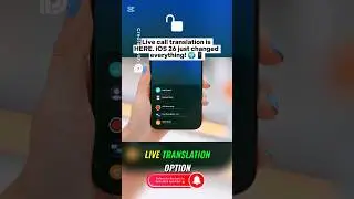 Live translate phone calls in real time with iOS 26! 🌍📞 #iOS26 #iPhoneTips #AppleFeature #TechTok