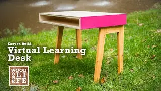 Making a Desk for my Daughter w/ Free Plans | One Day Builds