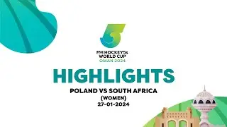 FIH #Hockey5s World Cup 2024 Bronze medal game - Mini highlights: Poland vs South Africa (Women)