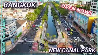 NEW 1,7 KM Bangkok Chong Nonsi Canal Park 🇹🇭 Thailand