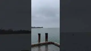 Cloudy Day Out East Little Peconic Bay North Sea Long Island New York