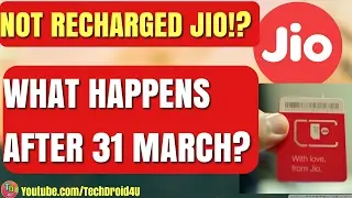 Reliance Jio : What after 31 March if not Recharged jio number