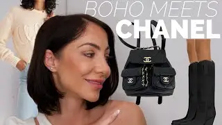 Styling Chanel Like a Spring Boho Babe | Chanel Duma Backpack Outfit