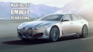 BMW i5 - Rendering Making Video | SRK Designs