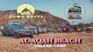 CAMP&DRIVE WITH VIAJEROS FAMILY IN AL AQAH BEACH FUJAIRAH