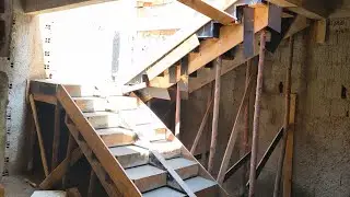 Como fazer engastamento de uma escada cascata na laje