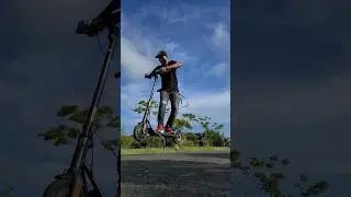 Trik Jump Scooter | Uji Coba Jumping Pake Scooter Segway Ternyata Bisa |